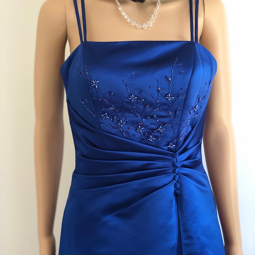 Stunning Bella Formal gown by Venus.  Royal blue